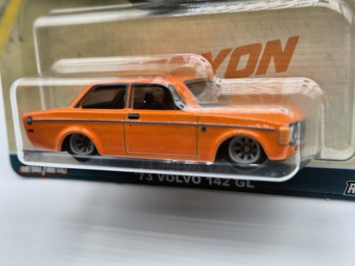 Hot Wheels Premium - Volvo 142 GL  - oranžová -  Hotwheels - 1:64