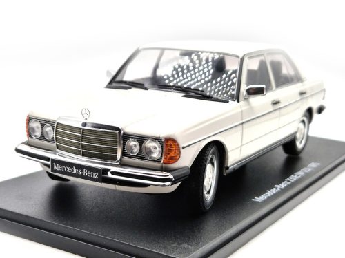 Mercedes Benz 230E W123 (1975) - biela -  KK-Scale - 1:18