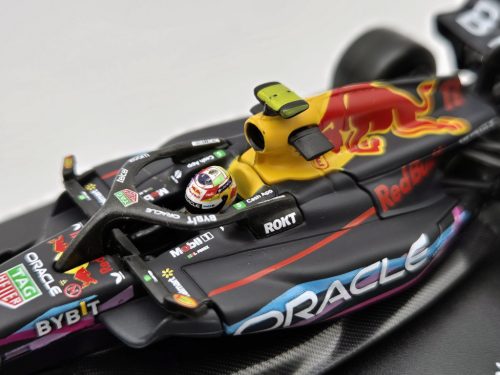 Red Bull RB19 Team Oracle F1 #11 (2023) - Miami GP - Sergio Perez - s postavičkou pilota -  Bburago - 1:43