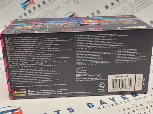 Red Bull RB19 Team Oracle F1 #11 (2023) - Miami GP - Sergio Perez - s postavičkou pilota -  Bburago - 1:43