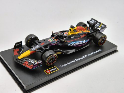 Red Bull RB19 Team Oracle F1 #1 (2023) - Miami GP - Max Verstappen - s postavičkou pilota -  Bburago - 1:43