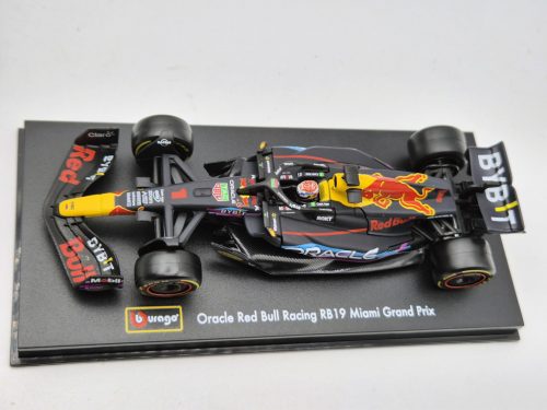Red Bull RB19 Team Oracle F1 #1 (2023) - Miami GP - Max Verstappen - s postavičkou pilota -  Bburago - 1:43