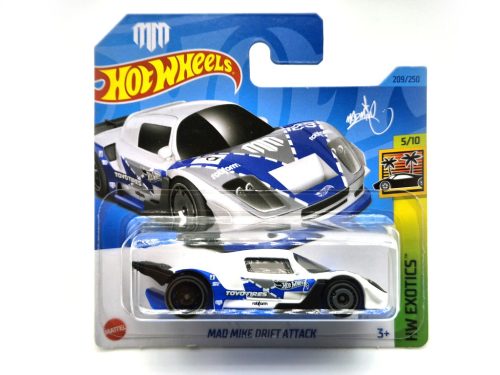 HW Exotics - 5/10 - Mad Mike Drift Attack -  Hotwheels - 1:64