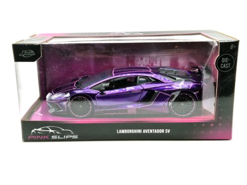 Lamborghini Aventador SV - fialové -  Jada - 1:24