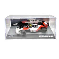   McLaren MP4/5B F1 #27 (1990) - British GP - Ayrton Senna - s postavičkou pilota -  Edicola - 1:43