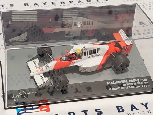 McLaren MP4/5B F1 #27 (1990) - British GP - Ayrton Senna - s postavičkou pilota -  Edicola - 1:43