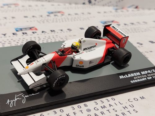 McLaren MP4/7 F1 #1 (1992) - Germany GP - Ayrton Senna - s postavičkou pilota -  Edicola - 1:43