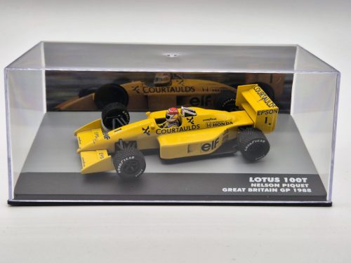 Lotus 100T Team Camel Honda #1 (1988) - British GP - Nelson Piquet - s postavičkou pilota -  Edicola - 1:43