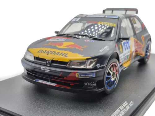 Peugeot 306 - Red Bull - Rally Mont Blanc #4 (2021) - Sebastien Loeb - Daniel Elena -  Solido - 1:18 1/18 model auta