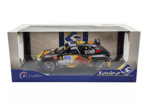 Peugeot 306 - Red Bull - Rally Mont Blanc #4 (2021) - Sebastien Loeb - Daniel Elena -  Solido - 1:18 1/18 model auta