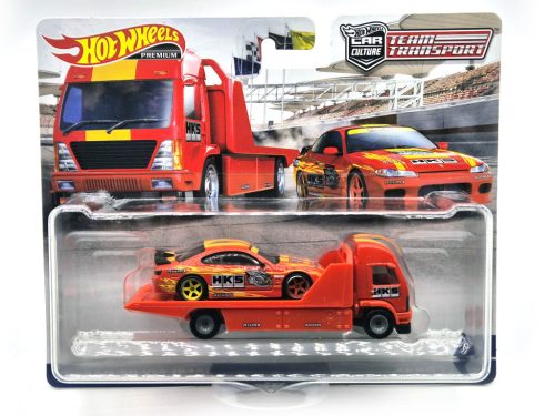 Hot Wheels Premium - Team Transport - Nissan Silvia S15 - Aero Lift - Hot Wheels - 1:64