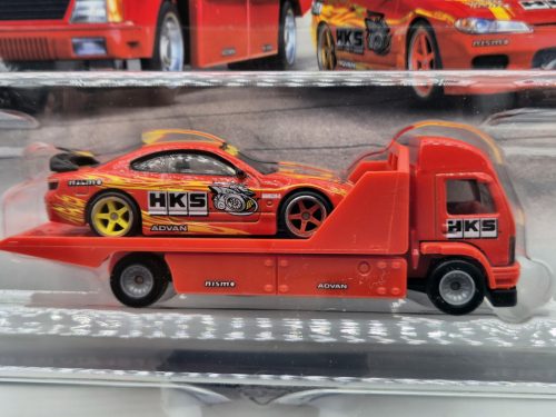 Hot Wheels Premium - Team Transport - Nissan Silvia S15 - Aero Lift - Hot Wheels - 1:64