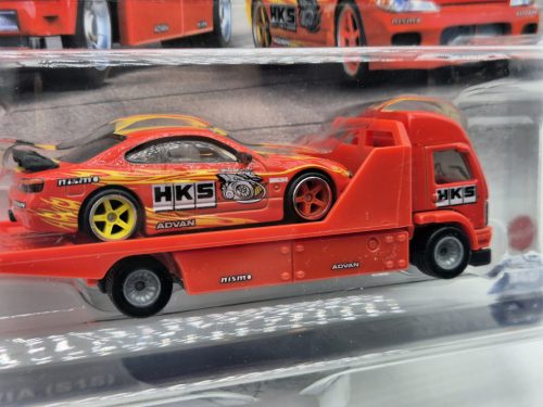Hot Wheels Premium - Team Transport - Nissan Silvia S15 - Aero Lift - Hot Wheels - 1:64