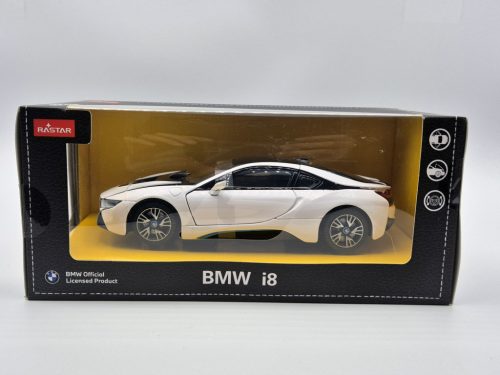 BMW i8 (2015) - biela - Rastar - 1:24