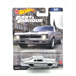  Hot Wheels Premium - Fast and Furious - Rýchlo a zbesilo 3/5 - Chevrolet Chevy Nova SS (1970) - Hot Wheels - 1:64