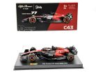 Alfa Romeo C43 Team Stake F1 #77 (2023) - Valtteri Bottas - s postavičkou pilota -  Bburago - 1:43