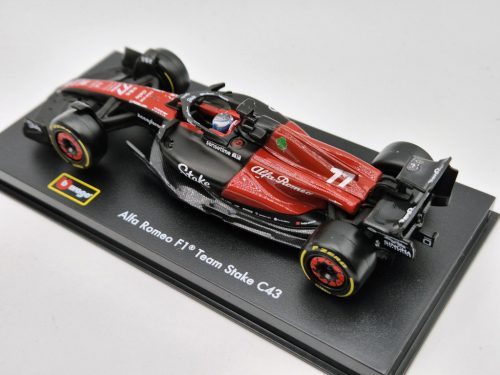 Alfa Romeo C43 Team Stake F1 #77 (2023) - Valtteri Bottas - s postavičkou pilota -  Bburago - 1:43