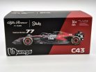 Alfa Romeo C43 Team Stake F1 #77 (2023) - Valtteri Bottas - s postavičkou pilota -  Bburago - 1:43