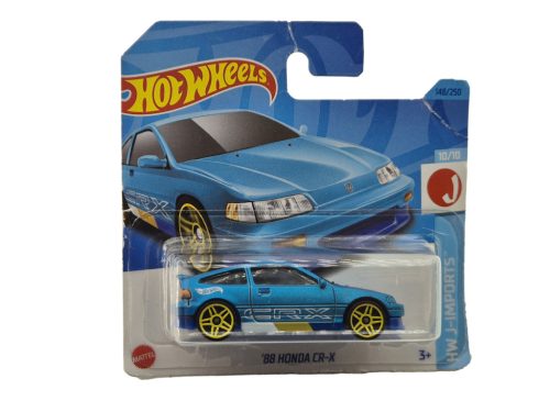 HW J-Imports - 2023 148/250 - Honda CR-X CRX (1988) - Hot Wheels - 1:64 1/64 model auta - s pokrčeným blistrom