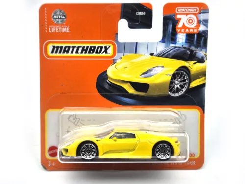 Porsche 918 Spyder - 77/100  - blistery -  Matchbox - 1:64