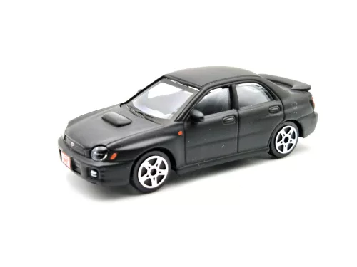 Subaru Impreza STI -  Bburago - 1:43 - matná čierna