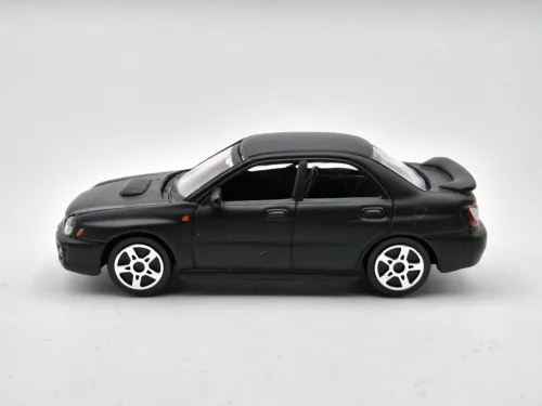Subaru Impreza STI -  Bburago - 1:43 - matná čierna