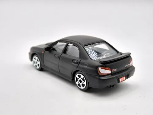 Subaru Impreza STI -  Bburago - 1:43 - matná čierna