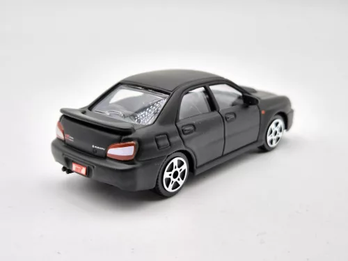 Subaru Impreza STI -  Bburago - 1:43 - matná čierna