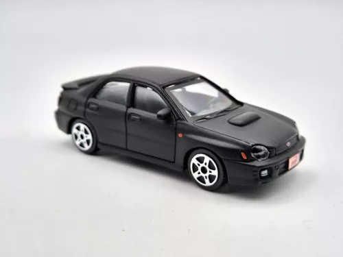 Subaru Impreza STI -  Bburago - 1:43 - matná čierna