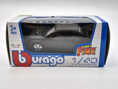 Subaru Impreza STI -  Bburago - 1:43 - matná čierna