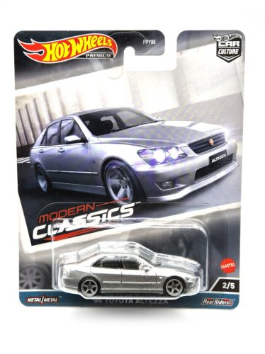 Hot Wheels Premium - Toyota Altezza (1998) - strieborná -  Hot Wheels - Modern Classics - 1:64