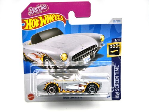 HW Screen Time - 2024 29/250 - 1956 Corvette -  Hot Wheels - 1:64
