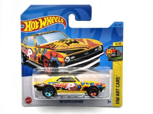 HW Art Cars - 2023 63/250 - '68 Copo Camaro -  Hot Wheels - 1:64