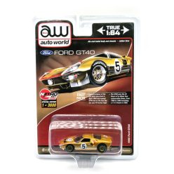 Ford GT40 #5 (1966) - zlaté -  Auto World - 1:64