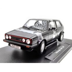 Volkswagen VW Golf Gti - čierna -  Welly - 1:18