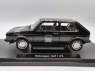 Volkswagen VW Golf Gti - čierna -  Welly - 1:18