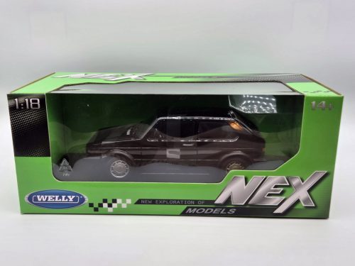 Volkswagen VW Golf Gti - čierna -  Welly - 1:18