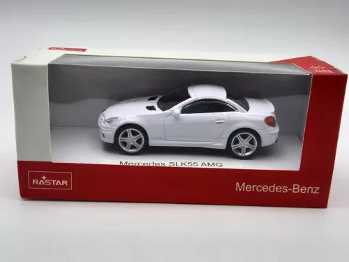 Mercedes Benz SLK55 AMG - biela -  Rastar - 1:43