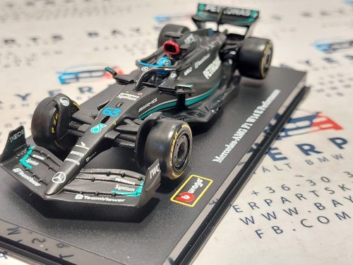 Mercedes-AMG Petronas Team W14 F1 #63 (2023) - George Russel - s postavičkou pilota -  BBurago - 1:43 - s malou chybou