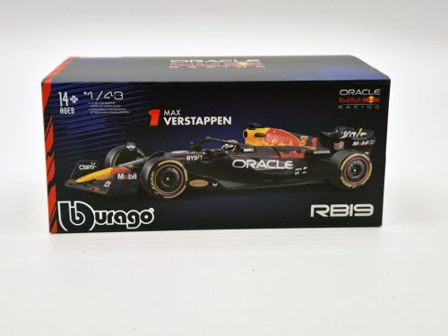 Red Bull RB19 Team Oracle F1 #1 (2023) - Max Verstappen - s postavičkou pilota -  BBurago - 1:43