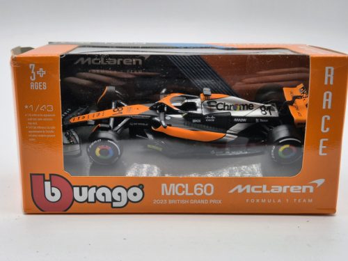 McLaren MCL60 F1 #81 (2023) - British GP 4th - Oscar Piastri -  BBurago - 1:43