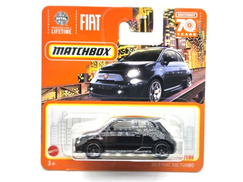 Fiat 500 Turbo (2019) - 2023 16/100 - blistery -  Matchbox - 1:64