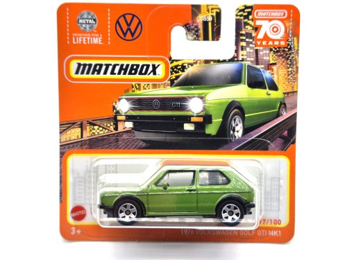 Volkswagen VW Golf GTI MK1 (1976) - 2023 97/100 - blistery -  Matchbox - 1:64