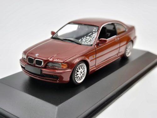 BMW E46 328ci coupe (1999) - bordó -  Maxichamps - 1:43