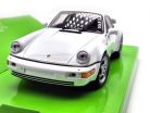 Porsche 964 turbo (2009) - biela -  Welly - 1:24