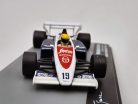 Toleman TG184 F1 #19 (1984) - Great Britain GP - Ayrton Senna - s postavičkou pilota -  Edicola - 1:43