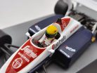 Toleman TG184 F1 #19 (1984) - Great Britain GP - Ayrton Senna - s postavičkou pilota -  Edicola - 1:43