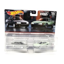   Hot Wheels Premium - Duo Pack - Nissan Sentra SE-R (1991) - Nissan Silvia S13 (1988) -  Hot Wheels - 1:64