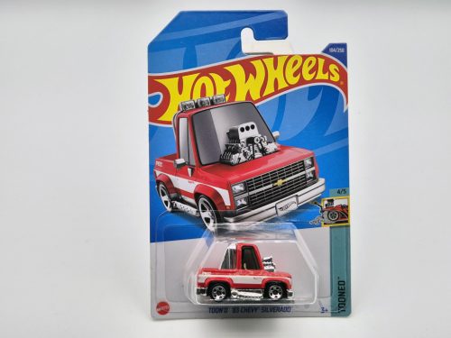 Hot Wheels Toon'D Chevy Silverado (1983) - Tooned 4/5 - 104/250 - s dlhou kartou