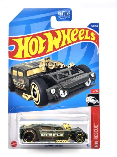 Hot Wheels Lethal Diesel - HW Rescue 2/10 - 121/250 - s dlhou kartou